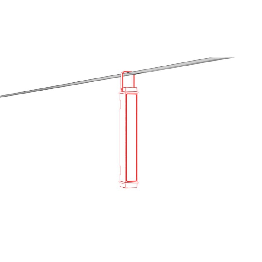 Ledlenser AF2R - Torcia da lavoro ricaricabile a LED dimmerabile, IP54, 1000 lm, autonomia 50 h, batteria 4810 mAh