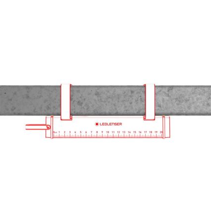 Ledlenser AF2R - Torcia da lavoro ricaricabile a LED dimmerabile, IP54, 1000 lm, autonomia 50 h, batteria 4810 mAh