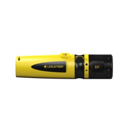 Ledlenser EX7 - Torcia LED dimmerabile, 3xAA, IP68, 200 lm, gialla