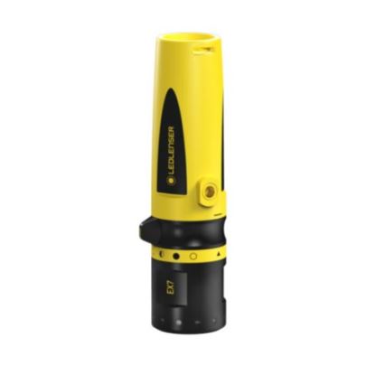 Ledlenser EX7 - Torcia LED dimmerabile, 3xAA, IP68, 200 lm, gialla