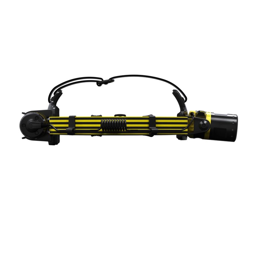 Ledlenser EXH8 - Torcia frontale a LED dimmerabile, 3xAA, IP66, 180 lm, 40 ore, gialla