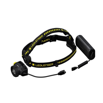 Ledlenser H15R WORK - Lampada frontale ricaricabile dimmerabile a LED/4800 mAh IP67 2500 lm 70 h nera