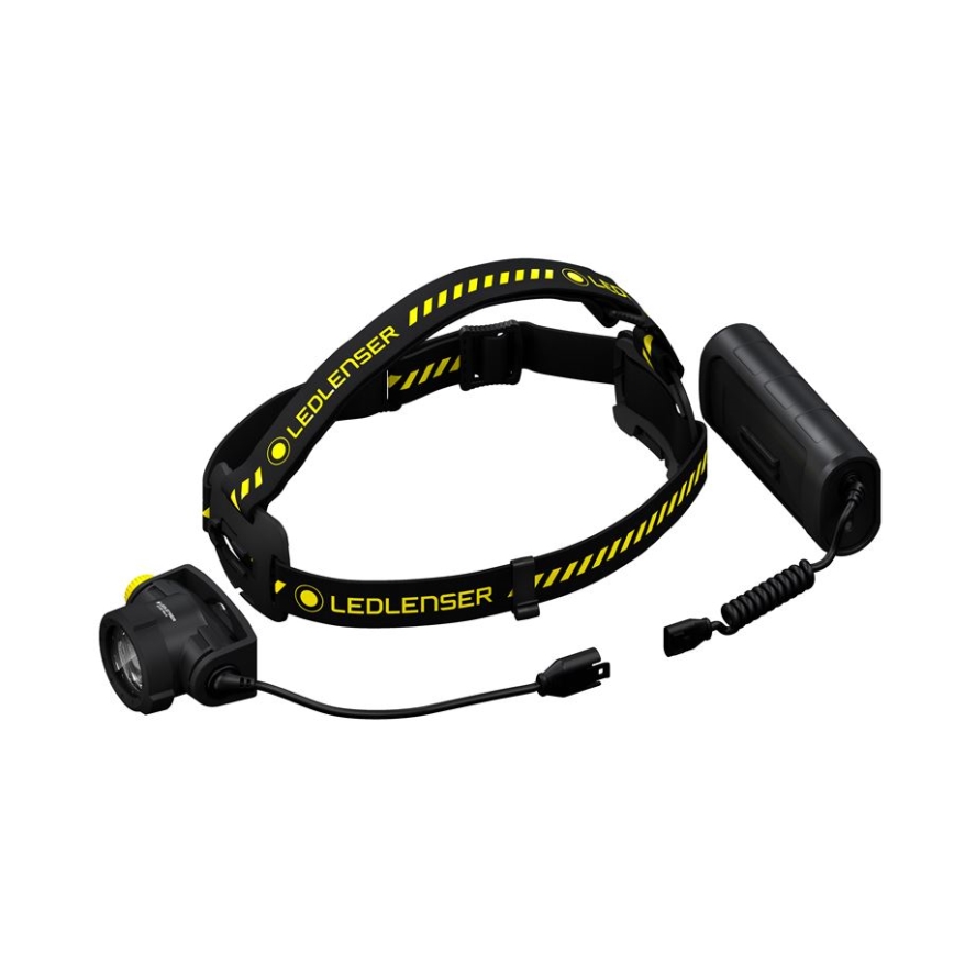 Ledlenser H15R WORK - Lampada frontale ricaricabile dimmerabile a LED/4800 mAh IP67 2500 lm 70 h nera