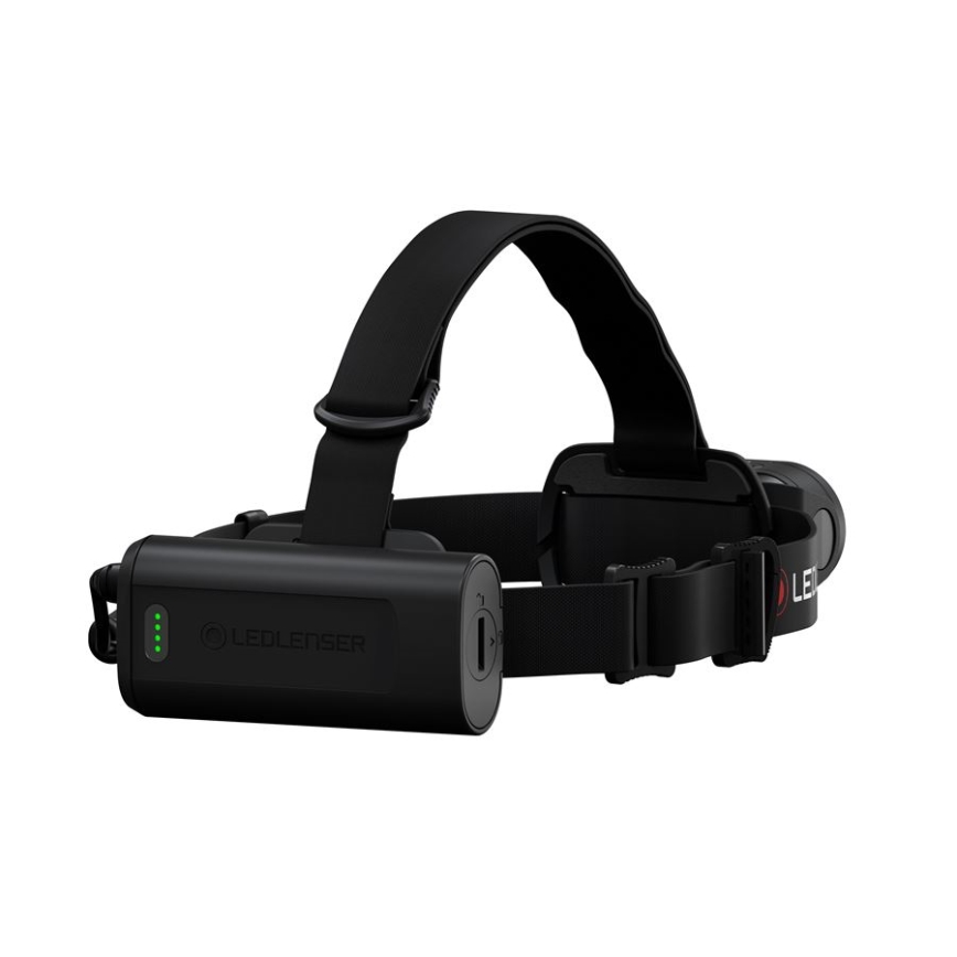 Ledlenser H19R CORE - lampada frontale ricaricabile dimmerabile LED, batteria 4800 mAh, IP67, 3500 lm, autonomia fino a 20 h, nera