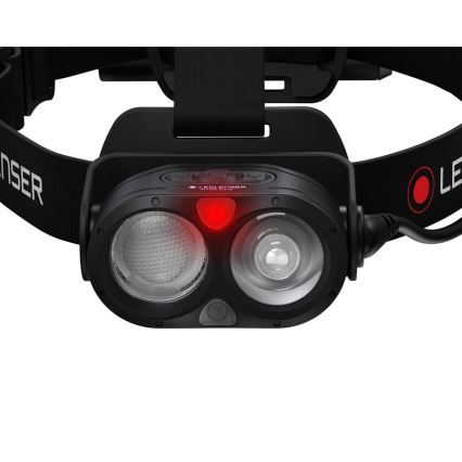 Ledlenser H19R CORE - lampada frontale ricaricabile dimmerabile LED, batteria 4800 mAh, IP67, 3500 lm, autonomia fino a 20 h, nera