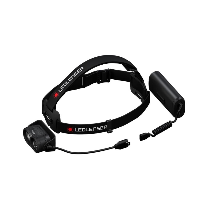 Ledlenser H19R CORE - lampada frontale ricaricabile dimmerabile LED, batteria 4800 mAh, IP67, 3500 lm, autonomia fino a 20 h, nera
