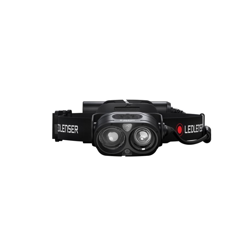 Ledlenser H19R CORE - lampada frontale ricaricabile dimmerabile LED, batteria 4800 mAh, IP67, 3500 lm, autonomia fino a 20 h, nera