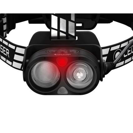 Ledlenser H19R SIGNATURE - Lampada frontale ricaricabile a LED dimmerabile, batteria 4800 mAh, IP68, 4000 lm, autonomia fino a 20 ore, nera