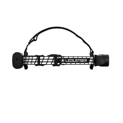 Ledlenser H19R SIGNATURE - Lampada frontale ricaricabile a LED dimmerabile, batteria 4800 mAh, IP68, 4000 lm, autonomia fino a 20 ore, nera
