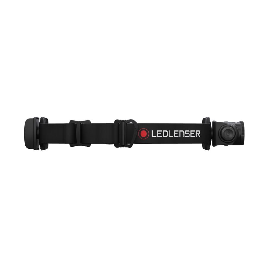 Ledlenser H5R CORE - Lampada frontale ricaricabile a LED dimmerabile, LED/1800 mAh, IP67, 500 lm, 50 h, nera