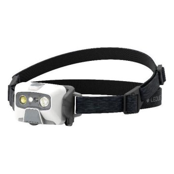 Ledlenser HF6R Core - Lampada frontale ricaricabile a LED dimmerabile, batteria 2000 mAh, IP68, 800 lm, 60 h, bianco