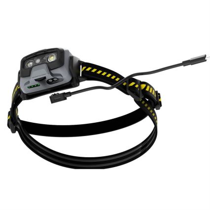 Ledlenser HF6R Work - Lampada frontale ricaricabile LED a intensità regolabile, 2000 mAh, IP68, 800 lm, 60 h, nera