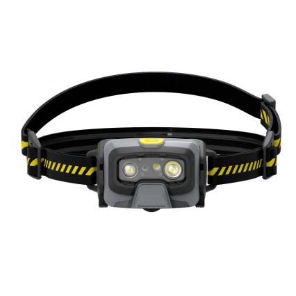Ledlenser HF6R Work - Lampada frontale ricaricabile LED a intensità regolabile, 2000 mAh, IP68, 800 lm, 60 h, nera