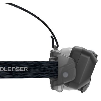 Ledlenser HF8R Core - Lampada frontale ricaricabile a LED dimmerabile, 2000 mAh, IP68, 800 lm, 60 h, grigio