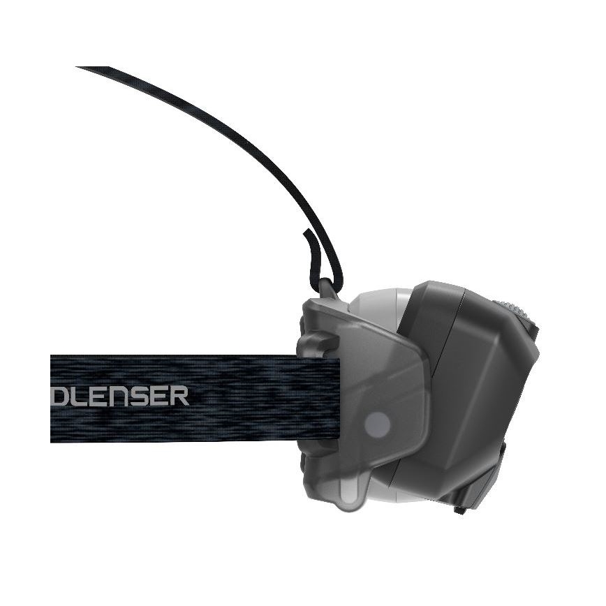 Ledlenser HF8R Core - Lampada frontale ricaricabile a LED dimmerabile, 2000 mAh, IP68, 800 lm, 60 h, grigio
