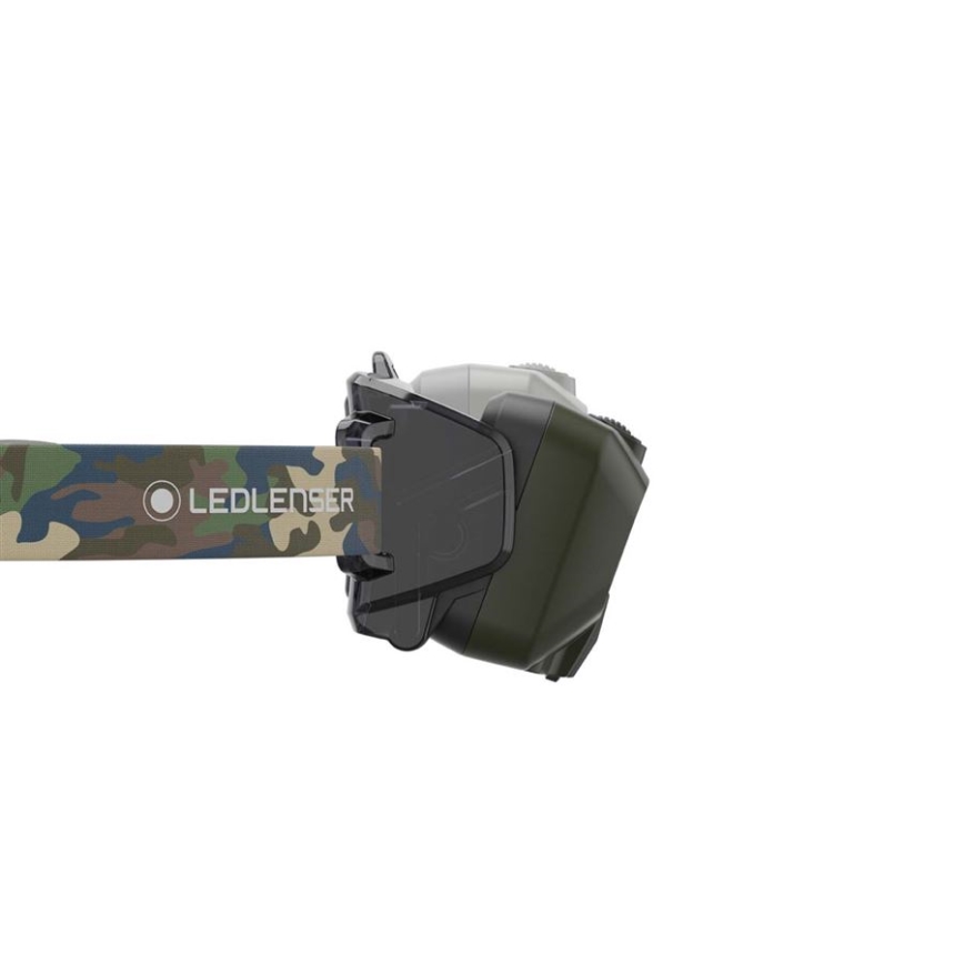 Ledlenser HF8R Core RGB - Lampada frontale LED ricaricabile dimmerabile, 3700 mAh, IP68, 1600 lm, 90 h, verde
