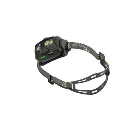 Ledlenser HF8R Core RGB - Lampada frontale LED ricaricabile dimmerabile, 3700 mAh, IP68, 1600 lm, 90 h, verde