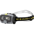 Ledlenser HF8R Work - Lampada frontale ricaricabile a LED dimmerabile, batteria 3700 mAh, IP68, 1600 lm, autonomia 90 h, nera