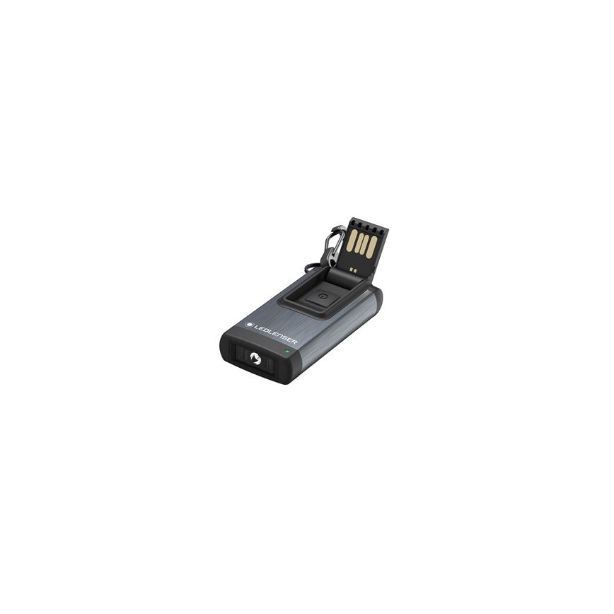 Ledlenser K4R GRIGIO - Torcia tascabile ricaricabile a luminosità regolabile LED/180 mAh IP2X 120 lm