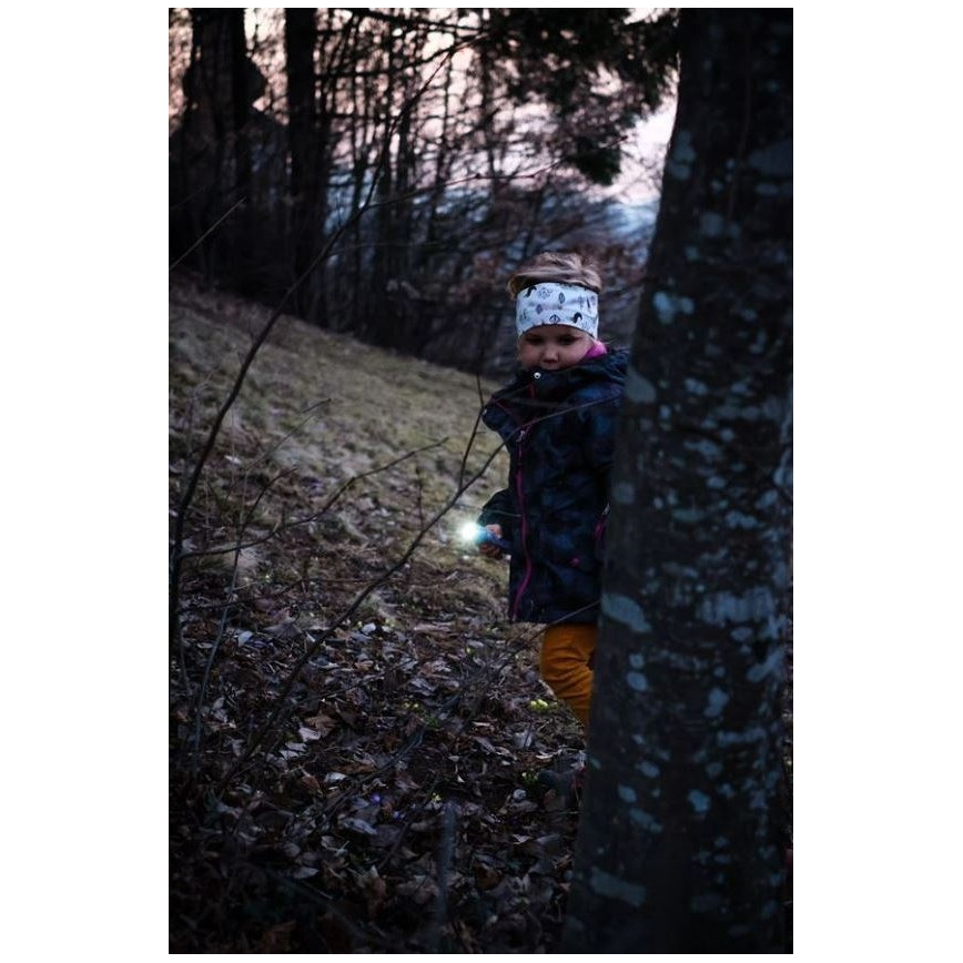 Ledlenser KIDBEAM4 RAINBOW - Torcia dimmerabile per bambini a LED/2xAAA IP44 viola