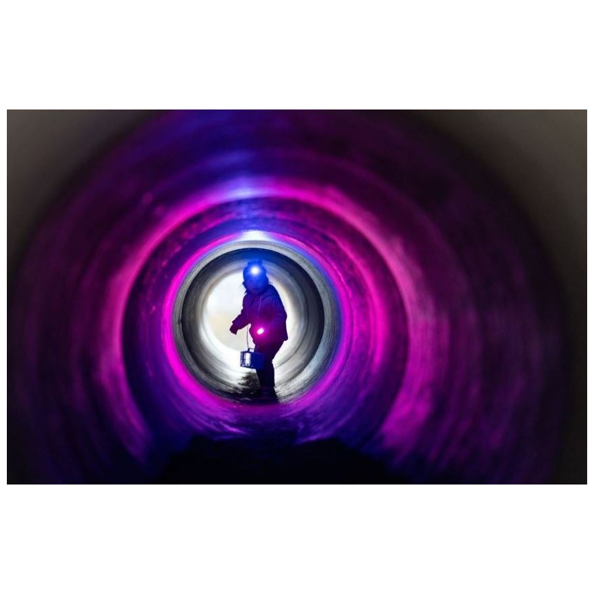 Ledlenser KIDBEAM4 RAINBOW - Torcia dimmerabile per bambini a LED/2xAAA IP44 viola