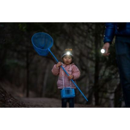Ledlenser KIDBEAM4 RAINBOW - Torcia dimmerabile per bambini a LED/2xAAA IP44 viola
