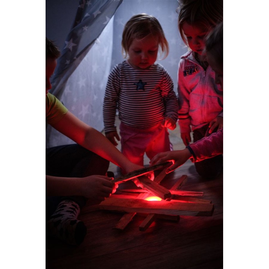 Ledlenser KIDCAMP6 RAINBOW - Lampada portatile dimmerabile a LED/3xAAA IP44 blu