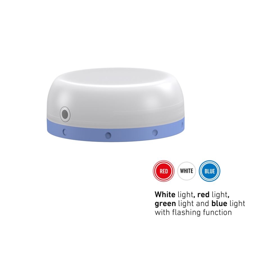 Ledlenser KIDCAMP6 RAINBOW - Lampada portatile dimmerabile a LED/3xAAA IP44 blu