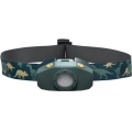 Ledlenser KIDLED2 DINO - Lampada frontale dimmerabile per bambini a LED/1xAAA IPX4 40 lm 20 h verde