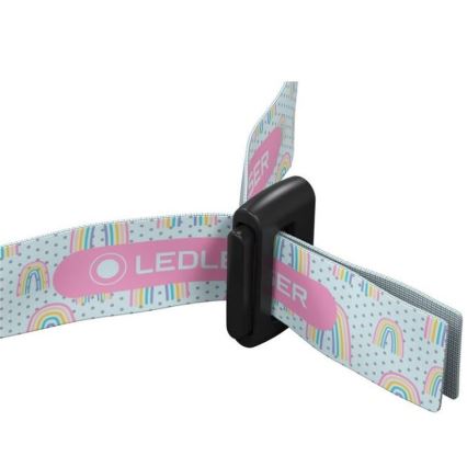 Ledlenser KIDLED2 RAINBOW - Lampada frontale dimmerabile per bambini LED/1xAAA IPX4 40 lm 20 h viola