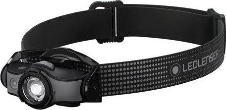 Ledlenser MH5 - Lampada frontale ricaricabile dimmerabile a LED/1xAA/750 mAh IP54 400 lm 35 h nera/grigia