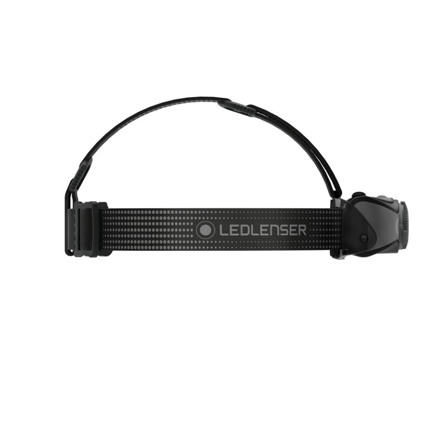 Ledlenser MH7 - Lampada frontale ricaricabile a LED dimmerabile, 1550 mAh, IP54, 600 lm, 40 h, nero/grigio