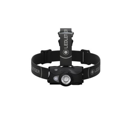 Ledlenser MH8 - Lampada frontale ricaricabile dimmerabile a LED/2xAA/1550 mAh IP54 600 lm 60 h nero