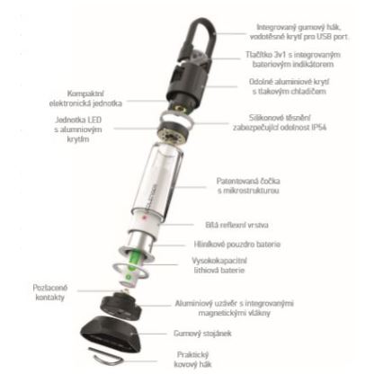 Ledlenser ML6 - torcia ricaricabile a LED a intensità regolabile LED/3200 mAh IP54 750 lm