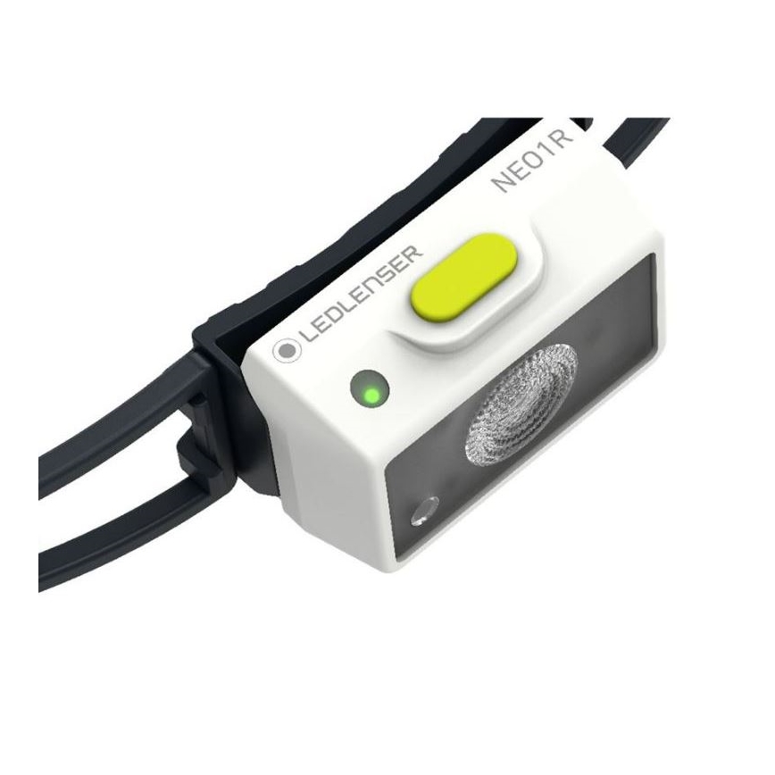 Ledlenser NEO1R - Torcia frontale ricaricabile a LED dimmerabile, 730 mAh, IP67, 250 lm, 15 h, verde