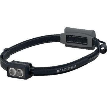 Ledlenser NEO3 - Lampada frontale a LED dimmerabile, alimentata da 3xAAA, IP54, 400 lm, autonomia fino a 20 h, nera
