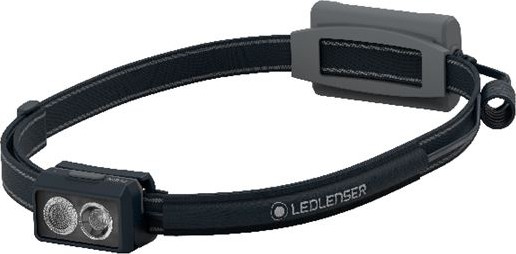 Ledlenser NEO3 - Lampada frontale a LED dimmerabile, alimentata da 3xAAA, IP54, 400 lm, autonomia fino a 20 h, nera