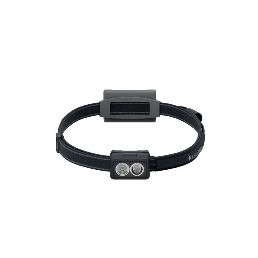Ledlenser NEO3 - Lampada frontale a LED dimmerabile, alimentata da 3xAAA, IP54, 400 lm, autonomia fino a 20 h, nera