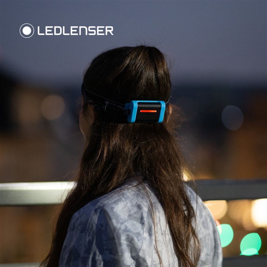 Ledlenser NEO3 - Lampada frontale LED dimmerabile LED/3xAAA IP54 400 lm 20 h blu