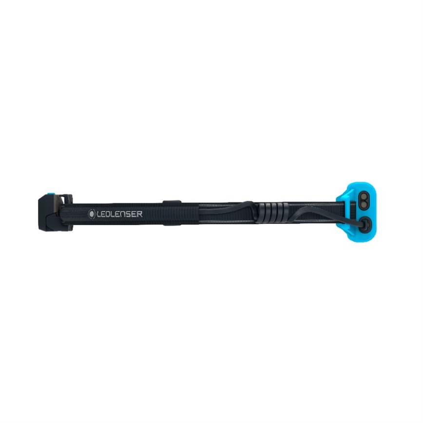 Ledlenser NEO5R - Torcia frontale ricaricabile a LED dimmerabile, 1800 mAh, IP54, 600 lm, 35 ore, blu