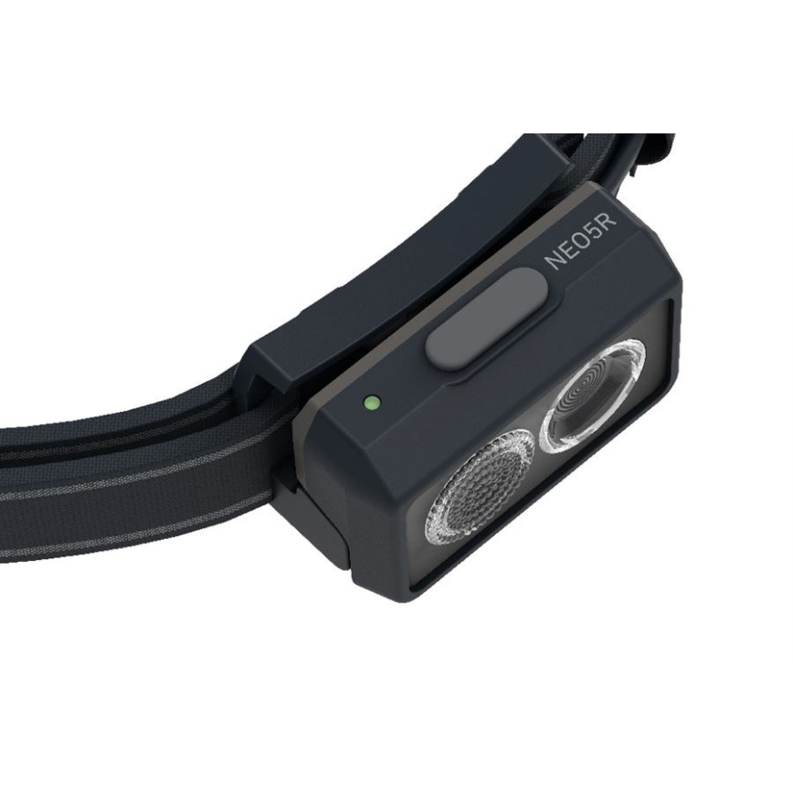 Ledlenser NEO5R - lampada frontale ricaricabile dimmerabile a LED LED/1800mAh IP54 600 lm 35 ore nera