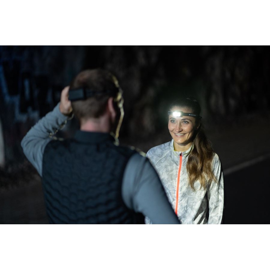 Ledlenser NEO5R - Torcia frontale ricaricabile a LED dimmerabile/1800 mAh IP54 600 lm 35 h nero/bianco