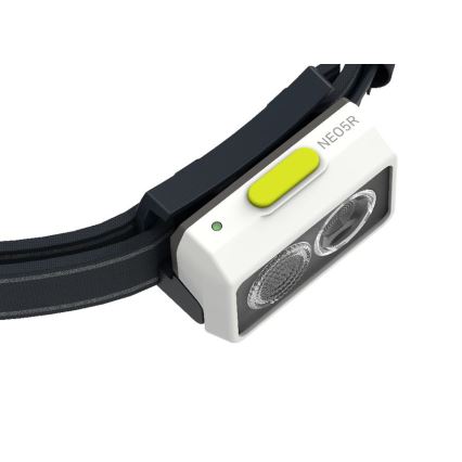 Ledlenser NEO5R - Torcia frontale ricaricabile a LED dimmerabile/1800 mAh IP54 600 lm 35 h nero/bianco
