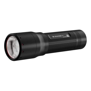 Ledlenser P7 - Torcia LED dimmerabile, 4x AAA, IP54, 450 lm, 25 ore, nera