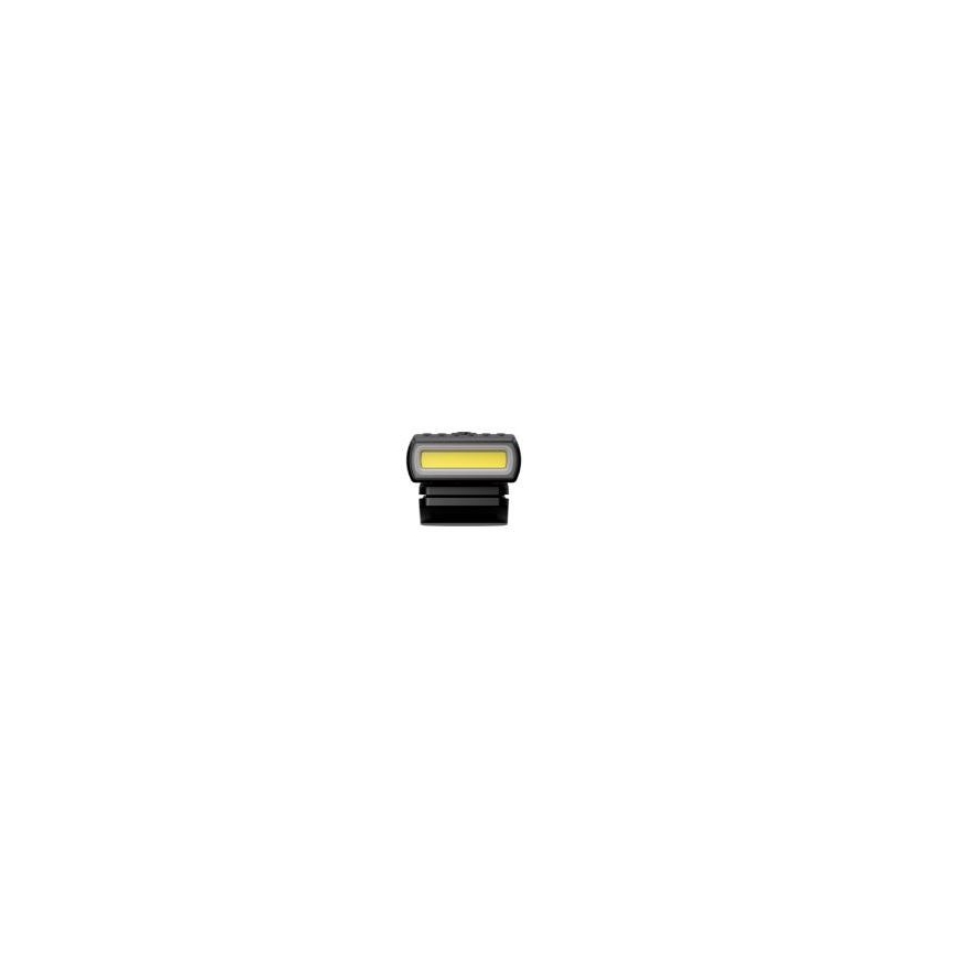 Ledlenser W1R - Torcia da lavoro ricaricabile a LED dimmerabile con clip, 740 mAh, IP54, 220 lm