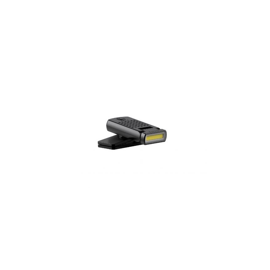 Ledlenser W1R - Torcia da lavoro ricaricabile a LED dimmerabile con clip, 740 mAh, IP54, 220 lm