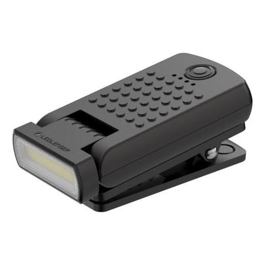 Ledlenser W1R - Torcia da lavoro ricaricabile a LED dimmerabile con clip, 740 mAh, IP54, 220 lm