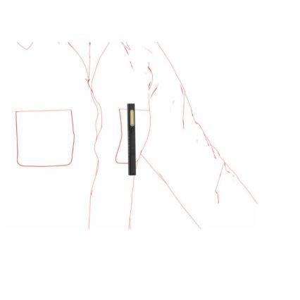 Ledlenser W2R - Torcia da lavoro ricaricabile a LED dimmerabile, 630 mAh, IP54, 220 lm