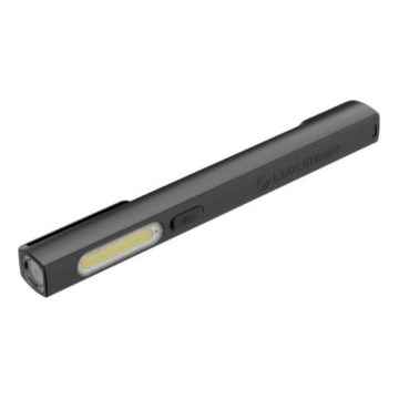 Ledlenser W2R - Torcia da lavoro ricaricabile a LED dimmerabile, 630 mAh, IP54, 220 lm