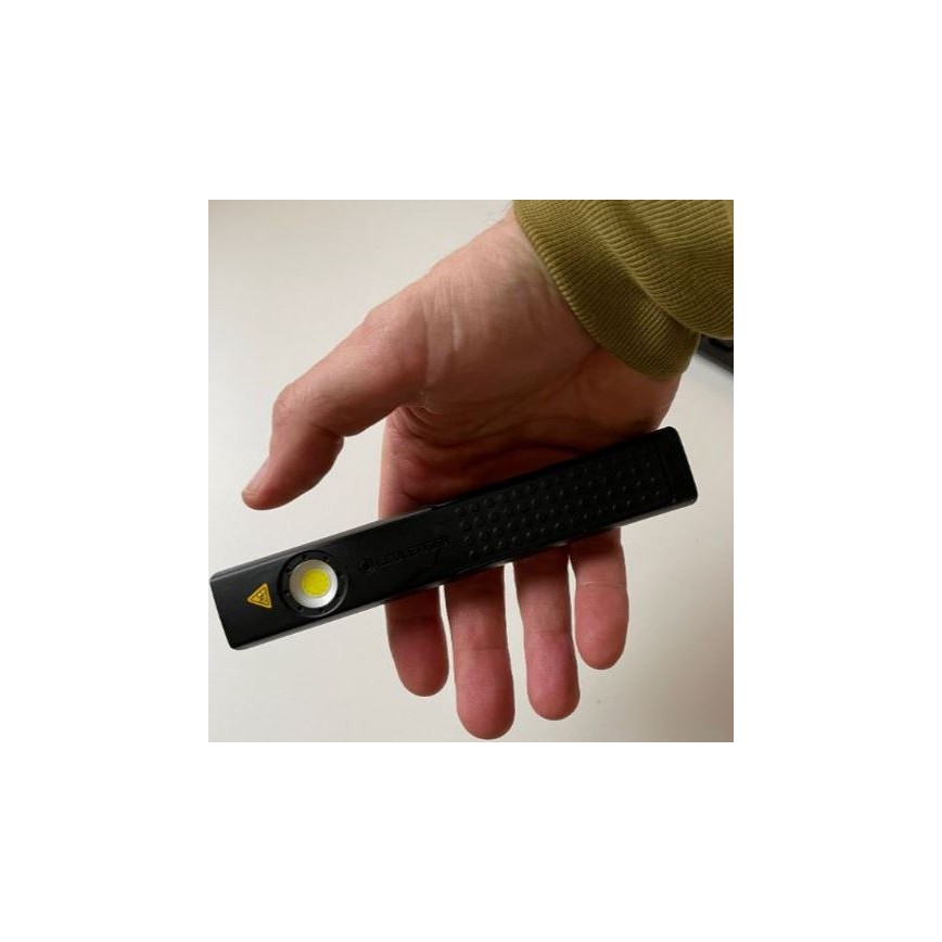 Ledlenser W4R - Torcia da lavoro ricaricabile a LED dimmerabile, 760 mAh, IP54, 220 lm
